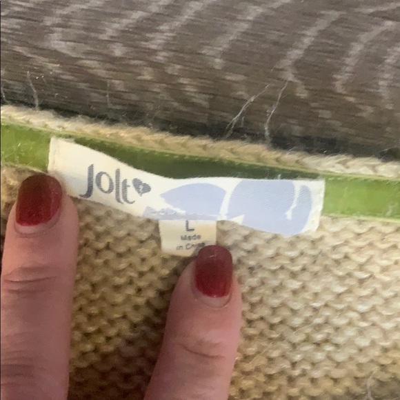 💋Owl sweater by JOLT. Beautiful! Large - Picture 3 of 4